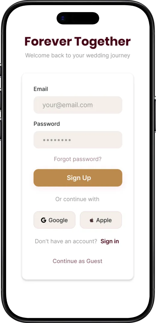 App Screens