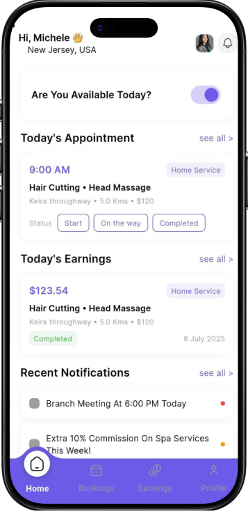App Screens