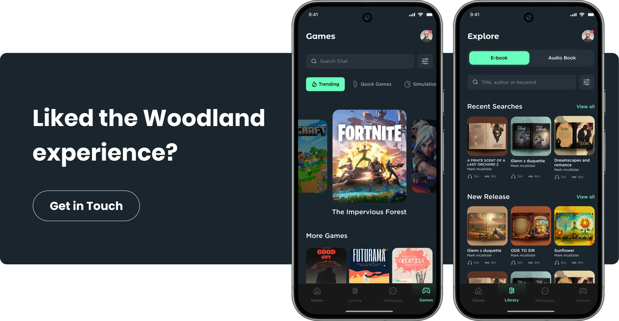 wood-land morkup